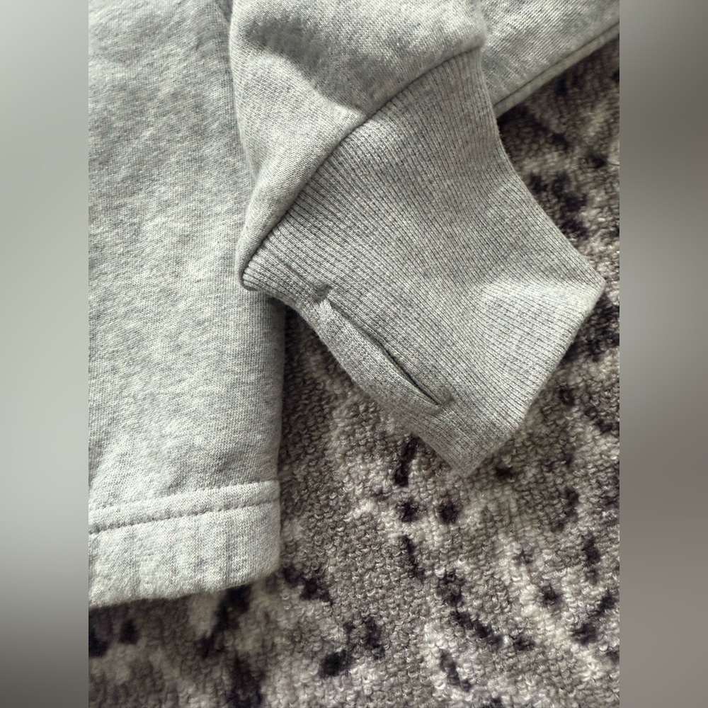 JoyLab Women's Fleece Cropped Crewneck Pullover Sweatshirt Gray in Medium New - Picture 4 of 14